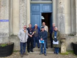 Watton Rotary members with Tony White, Assistant Chief Fire Officer at Letton Hall
